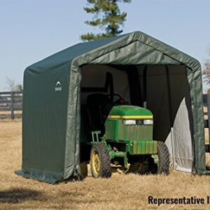 ShelterLogic 72804 Green 10'x8'x8' Peak Style Shelter