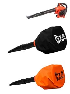 dry wraps waterproof handheld blower cover – 100 percent authentic drywraps – protection from the elements (orange)