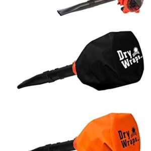 Dry Wraps Waterproof Handheld Blower Cover - 100 Percent Authentic DryWraps - Protection from The Elements (Orange)