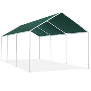 ABCCANOPY 10x20 FT Carport Garage Car Boat Shelter Party Tent,Forest Green