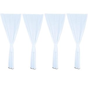 canopy leg drape accessories – 8 foot. canopy not included.