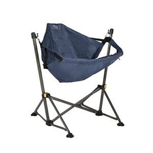 timber ridge 7.48″ x 39.37″ padded portable folding hammock chair, blue