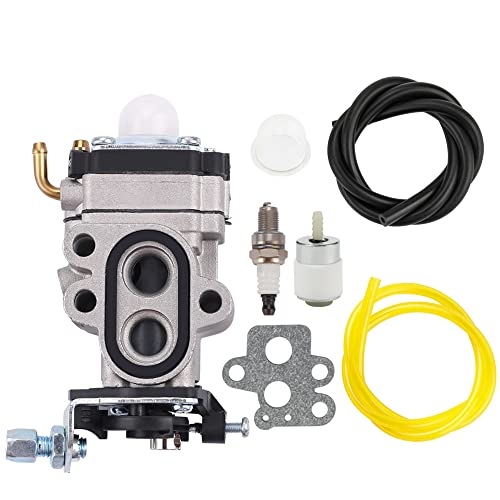 Kizut 130BT Carburetor for Hus 130BT 530BT Backpack Blower RedMax EBZ3050RH EBZ3000RHCA Leaf Blower # 504116101 Carb with Spark Plug Gasket Fuel Filter Parts Kit