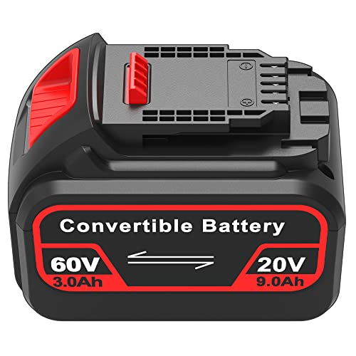 Rocivic Replace for Dewalt 20V/60V Battery 9.0Ah, Compatible with Dewalt DCB609 DCB606 DCB612 Lithium-Ion Battery and Chargers, Fit with Dewalt 20V/60V Cordless Power Tools