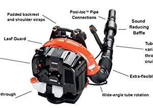 Echo 63.3 Gas Backpack Blower with Tube Throttle