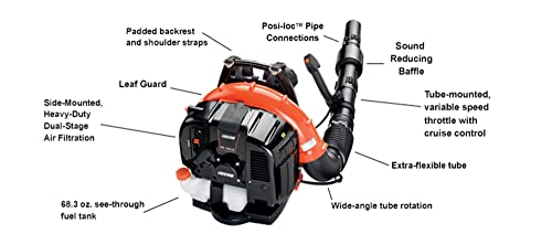 Echo 63.3 Gas Backpack Blower with Tube Throttle