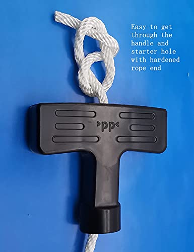 YAMAKATO Predator 212 CT200u GX160 Pull Cord Rope for Honda GX200 GX120 GX240 GX270 Champion Generator 2500 3500 4000 4375 Tiller, Pull Cord for Recoil Starter 4mm 5/32in w/Handle Grip