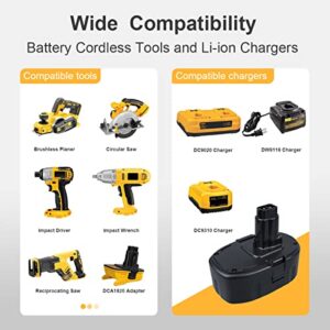 THISSENERGYSYSTEM THISS 2Pack 6.0Ah Lithium-Ion DC9096 DC9098 Replacement for DeWalt 18V Battery XRP DC9099 DW9095 DW9096 DW9098 DC9182 DE9096 DE9095 Compatible with DeWalt Battery 18V Tools