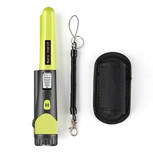 metal detector pinpointer waterproof,lcd display with high sensitivity,360° scanning,sound/vibration indication（three mode） holster/hanging wire