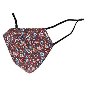 reusable face bandanas with adjustable strap for adults unisex washable printing cotton oral protection mouth covering