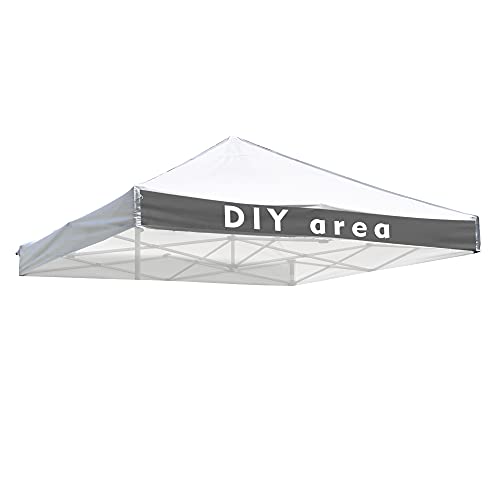 Yescom 9.6x9.6ft Canopy Replacement Top EZ Pop Up Cover Instant Patio Pavilion Gazebo Sunshade Tent Oxford Cover Outdoor