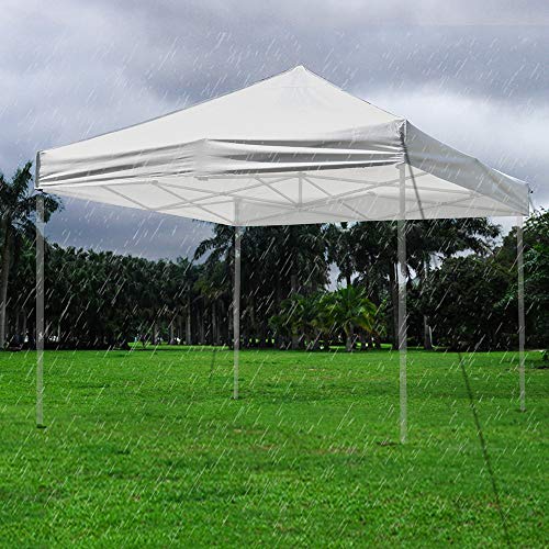 Yescom 9.6x9.6ft Canopy Replacement Top EZ Pop Up Cover Instant Patio Pavilion Gazebo Sunshade Tent Oxford Cover Outdoor