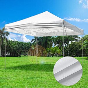 Yescom 9.6x9.6ft Canopy Replacement Top EZ Pop Up Cover Instant Patio Pavilion Gazebo Sunshade Tent Oxford Cover Outdoor