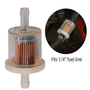 691035 Fuel Filter For B & S Lawn Mower Accessories 40 Micron 493629 5065 691035-2PCS