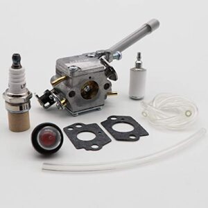 kipa Carburetor 308054079 for Ryobi RY08420 RY08420A Backpack Blower BP42 530069247, with Mounting gaskets Fuel Filter New Spark Plug Fuel Lines Prime Bulb, Durable Fuel Carburetor mantience kit