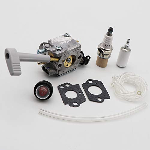 kipa Carburetor 308054079 for Ryobi RY08420 RY08420A Backpack Blower BP42 530069247, with Mounting gaskets Fuel Filter New Spark Plug Fuel Lines Prime Bulb, Durable Fuel Carburetor mantience kit