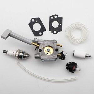 kipa Carburetor 308054079 for Ryobi RY08420 RY08420A Backpack Blower BP42 530069247, with Mounting gaskets Fuel Filter New Spark Plug Fuel Lines Prime Bulb, Durable Fuel Carburetor mantience kit