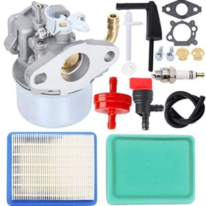 696065 Carburetor for Briggs Stratton 697422 215369 214706 215434 214706T 798654 792970 12211 Intek 190 Engine 850 Series 6.75 OHV Engine Fits John Deere 020382