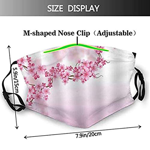 PENATE 1PC Fashion Couple Washable Resue Facemasks Printd Face Bandanas+ 2PCS Filter-Ship from U.S.