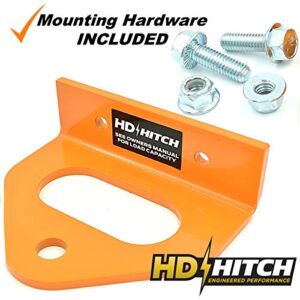 HD Switch Bolt on Tow Hitch Replaces Bad Boy 093-1000-00 MZ, MZ Magnum, ZT, CZT, & Maverick - Extreme Heavy Duty - Versatile Chain Slot