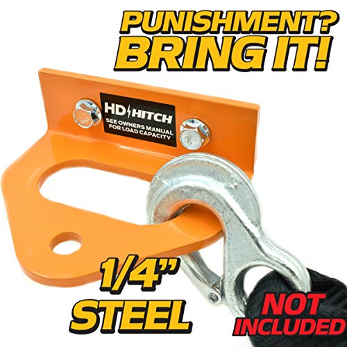 HD Switch Bolt on Tow Hitch Replaces Bad Boy 093-1000-00 MZ, MZ Magnum, ZT, CZT, & Maverick - Extreme Heavy Duty - Versatile Chain Slot