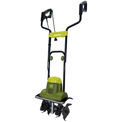 Sun Joe TJ600E Joe Inch 6.5 Electric Tiller/Cultivator, 14-IN 6.0 AMP, Green