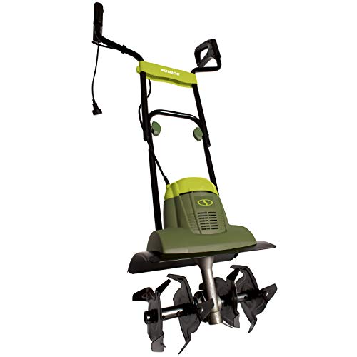 Sun Joe TJ600E Joe Inch 6.5 Electric Tiller/Cultivator, 14-IN 6.0 AMP, Green