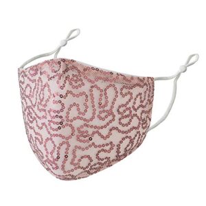 1/6/7 sequins cover bandanas adult women reusable covering, bling adjustable washable cloth breathing oral protection,outdoors indoors activity high filtration ventilation security multicolor