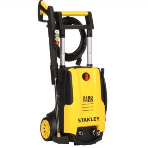 Stanley SHP2150 Portable Electric Pressure Washer, 2150 PSI, 1.4 GPM, 13 AMP, with Metal Lance, Foam Cannon, M22 Trigger Gun, 25' Hose, Quick Connect Nozzles