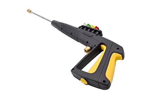 Stanley SHP2150 Portable Electric Pressure Washer, 2150 PSI, 1.4 GPM, 13 AMP, with Metal Lance, Foam Cannon, M22 Trigger Gun, 25' Hose, Quick Connect Nozzles