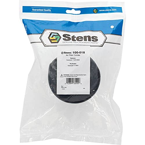 New Stens Air Filter Combo 100-018 Compatible with Kawasaki FJ180V 11029-0019, 11029-0032, 11029-7023