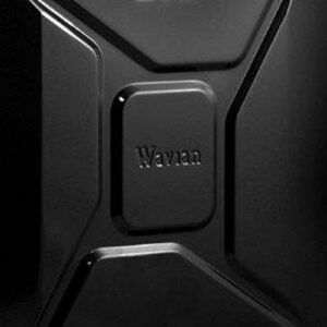 Wavian USA JC0020BVS Authentic NATO Jerry Fuel Can and Spout System Black (20 Litre)