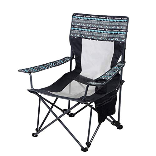 CZDYUF Outdoor Living Camping Folding Portable Mesh Chair with Padded Zero Lounge Chair Patio Foldable Adjustable Reclining with Outdoor (Size : XL)