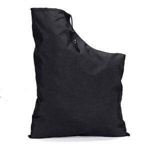 leaf blower vacuum replacement bag – yawall zippered bottom dump bag, leaf collection bag for ultra blower rake or vacuum leaf blowers
