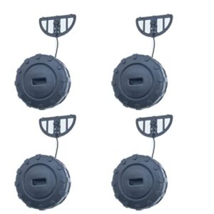 sanbaiyi 4pcs fuel gas cap & oil cap lids for stihl chainsaw 017 018 ms170 ms180 replacement no. 1130 350 0500