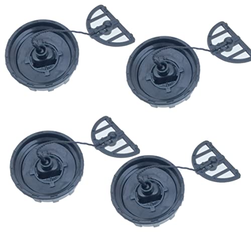 sanbaiyi 4pcs Fuel Gas Cap & Oil Cap Lids for STIHL Chainsaw 017 018 MS170 MS180 Replacement NO. 1130 350 0500