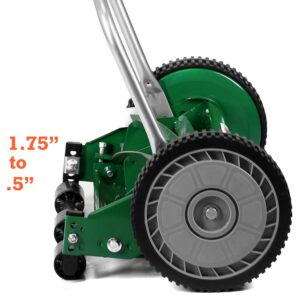 Scotts Outdoor Power Tools 304-14S 14-Inch 5-Blade Push Reel Lawn Mower, Green