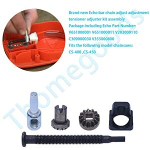 Thomegoods Chain Bar Tensioner Adjuster Kit Set Assembly for Echo CS-400 CS400 CS-450 V651000001 V651000011 V203000110 C309000030 V355000800