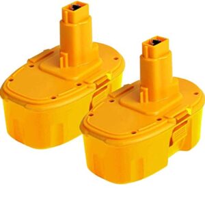 2Pack 14.4V 4.0Ah DW9094 Ni-Mh Replace for Dewalt 14.4V Battery XRP DC9091 DW9091 DW935 DE9038 DE9091 DE9092