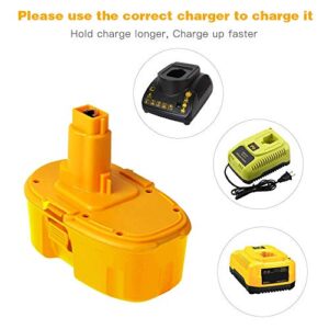 2Pack 14.4V 4.0Ah DW9094 Ni-Mh Replace for Dewalt 14.4V Battery XRP DC9091 DW9091 DW935 DE9038 DE9091 DE9092