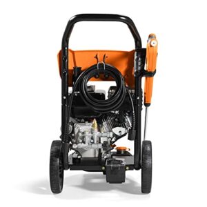 Generac 8895 3100 PSI 2.5 GPM Gas-Powered Electric Start Residential Pressure Washer with Kit (Broom + Soap Blaster), 50-State / CARB Compliant