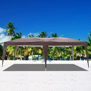 Outvita 10x20ft Ez Pop Up Canopy, Portable Instant Canopy Tent with 4 SideWalls for Outdoor Events, Party, Wedding, Birthday,Graduation