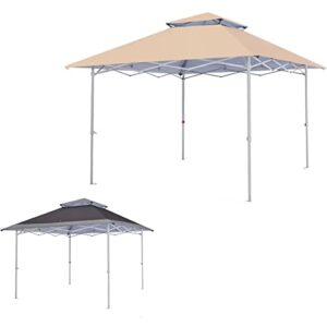 Garden Winds Replacement Canopy Top Cover Compatible with The MasterCanopy, ABCCanopy, and Cooshade 13' x 13' Instant Shelter - Riplock 350