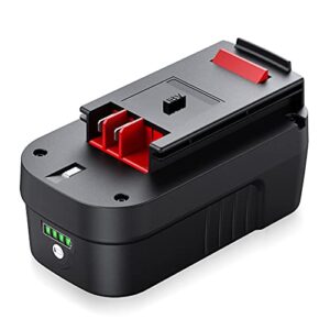 orhfs 6.0ah hpb18 lithium-ion battery replacement for black&decker 18v battery hpb18-ope 244760-00 a1718 fs18fl fsb18 firestorm cordless power tools