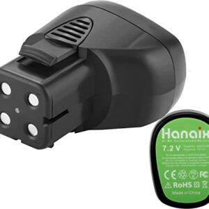 Hanaix 7.2 Volt 3500mAh Battery Compatible with Dremel 7700-01 and Dremel 7700-02 Replacement Dremel 757-01 Dremel 7.2 Volt Battery (Do not fit Dremel 770 Type 1)