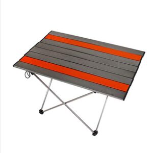 liruxun folding table portable outdoor folding tables slim lightweight small family table suitable for fishing，picnic，camping and trave (size : small)