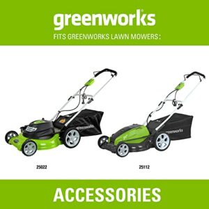 Greenworks 20-Inch Replacement Lawn Mower Blade 29172 Black