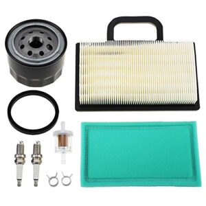 ferilter 698754 273638 air filter 691035 fuel filter 696854 oil filter spark plug for briggs and stratton intek extended life series v-twin 18-26 hp lawn mower