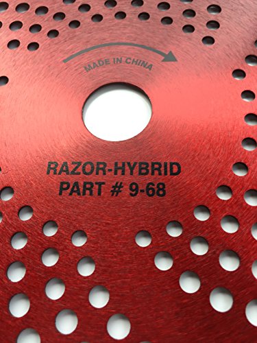 1 Blade 9"-68t -- Renegade "Razor" / Hybrid -- Combo Specialty -- RENEGADE BLADE® - Carbide Brush Cutter Weed Eater Blades, 230mm