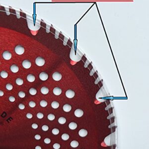 1 Blade 9"-68t -- Renegade "Razor" / Hybrid -- Combo Specialty -- RENEGADE BLADE® - Carbide Brush Cutter Weed Eater Blades, 230mm